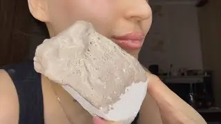ASMR 🌸СУХОЙ /МОКРЫЙ МЕЛ В ПАСТЕ АСТАНЫ РОЗОВОЙ 🌸АСМР