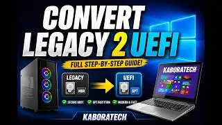 How to Change Legacy to UEFI in Windows 10