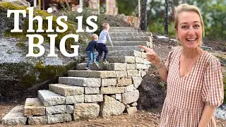 Back to Building our Portugal Stone House - Stairs, Cornicing and a Hospital visit