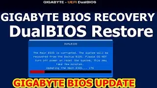 Gigabyte UEFI DualBIOS  loop restart error FIX GA-H77-DS3H DualBIOS recovery update  