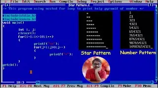 C Programming and Coding for Beginners Part 10| Star Pattern In C| Nested for loop coding |PremnArya