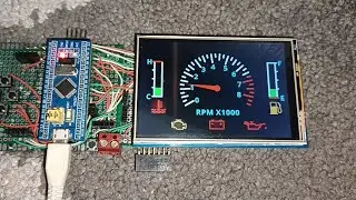 DASHBOARD CAR STM32 TFT ILI9486 STM32F103