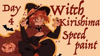Witch Kirishima Speedpaint// Spooky Week Day 4