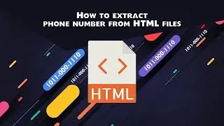 How to extract phone number from HTML files?