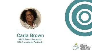 Peace Corps Connect 2023: DEI presentation with Carla Brown
