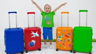 تحدي المطار مع كريس وقصص مضحكة أخرى للأطفال