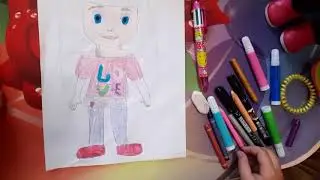 Часть2.БЕБИ БОН,РИСУЕМ КУКЛУ,Draw a baby born doll