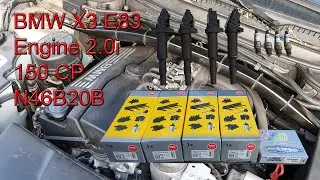 BMW X3 E83 how to replace spark plugs and ignition coils