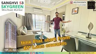 BIG B/SANGHVI S3/SANGHVI ECO CITY/1 BHK & 2 BHK FLAT FOR SALE IN WESTERN EXP HIGH #MIRAROAD #MUMBAI