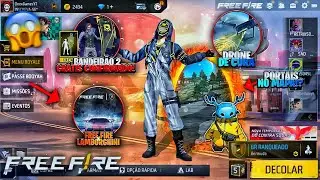 CORRE!! TUDO DA PRÓXIMA ATUALIZAÇÃO, BANDEIRÃO 2 GRÁTIS, NOVA PARCERIA E MAIS NO FREE FIRE
