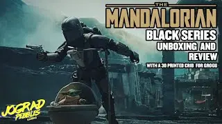 UNBOXING - The Mandalorian Black Series Beskar Armor w/ 3D Printed Crib for Grogu [TAGALOG]