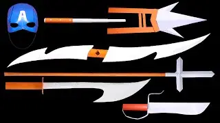 9 Origami Ninja Sword/Spear/Mask/Knife