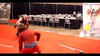 Awkward Lightsaber Duel