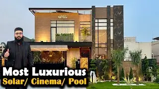 Fully Furnished 1 Kanal Full Basement House 🏠 , Pool, Cinema, 6 Beds In DHA-6 Lahore @AlAliGroup