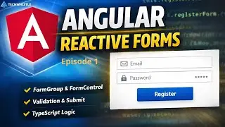 Angular Reactive Forms for Beginners - 01 -  Create a Register Form