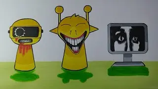 How To Draw sprunki incredibox Horror Part 3