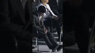 seems like he is controlling his laugh 😂