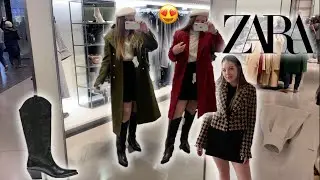 NEW ZARA SHOPPING VLOG →All New Fall/Winter Collection - Come Shopping With Me At Zara →ZARA SHOP UP