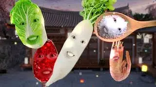 LET'S HAVE A KIMCHI PARTY / 김치 파티 노래 / KOREAN LANGUAGE, LEARNING, & FOOD VIDEO