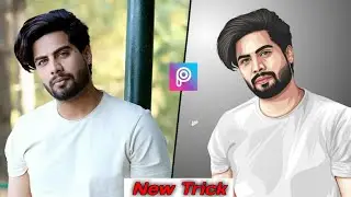 Cartoon photo editing tutorial || Vector art editing in picsart || Picsart cartoon photo editing