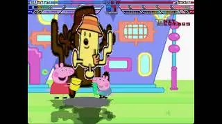 MUGEN Fight - Wubbzy vs. Peppa Pig