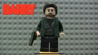 Lego Barry custom painted Barry Berkman/Block Minifigure