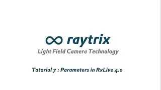 RxLive 4.0 Tutorial #07 - Parameters