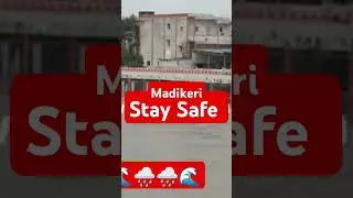 #2024#Madikeri #rain #flood