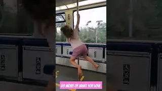 Do more of what you love #kidscandancetoo #kidspoledance #poledance