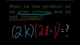 What is the product of an even integer and an odd integer?