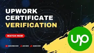 Upwork Certificate Verification  by Sk Seraj