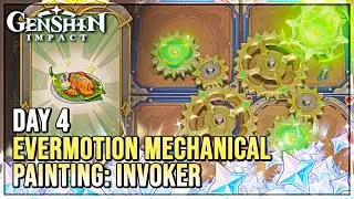 Evermotion Mechanical Painting: Invoker Day 4 - Genshin Impact 3.7