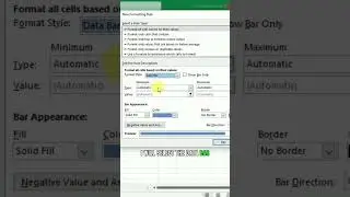 Progress Bar in Excel, Conditional Formatting, #exceltutorial #conditionalformatting #exceltips