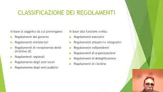 #2 - LE FONTI DELL’ORDINAMENTO NAZIONALE
