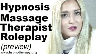 Roleplay Massage therapist hypnotize you to relax *preview* 
