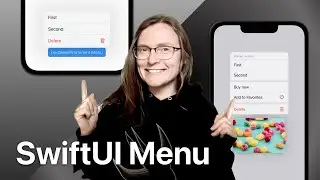 SwiftUI Menu and Context Menu: How to Show Buttons with Dropdown Lists