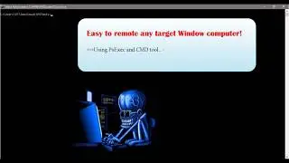 Get easy to remote any target Windows computer using PsExec and CMD