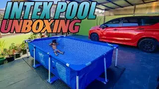 UNBOXING + SETUP | INTEX POOL AND INTEX FILTER PUMP - VLOG# 079