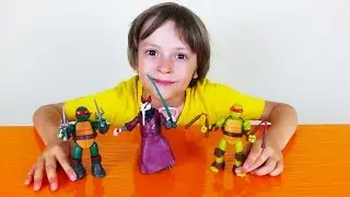 ✌ ВЛОГ Арсения: Крутые игрушки  - Черепашки Ниндзя Мутанты (часть 1)