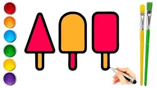 How to Draw Ice Cream | Ice Cream Drawing for Kids | Ice Cream Art for Kids | Draw Easy