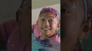 Watch Kayla swim along with a Momma Tsintaosaurus! 