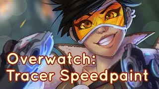► Speedpaint: Overwatch - Tracer - By Helixel