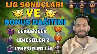 3 KLANIMIZIN LİG SONUCU & BONUS DAĞITIMI & ÇEKİÇ ALIMI CLASH OF CLANS