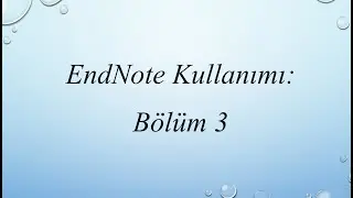 EndNote'da duplike kayıtları bulma ve düzeltme