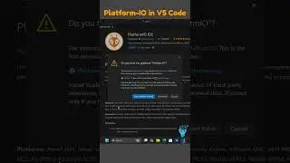 how to install platform IO in vs code 