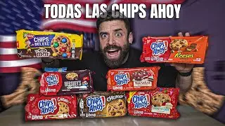 COMIENDO TODAS las GALLETAS CHIPS AHOY de ESTADOS UNIDOS 🍪 *todos los sabores RAROS* 🇺🇸