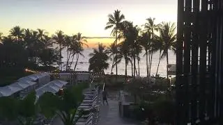 An ocean view from our balcony on Maui, Hawai'i.