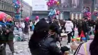 Carnevale at Piazza Duomo in Milan