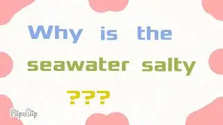 Why is the sea water salty ? ( Animation )