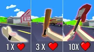 Which Melee Weapon is The Best In Dude Theft Wars ??? 🤔🤔🤔